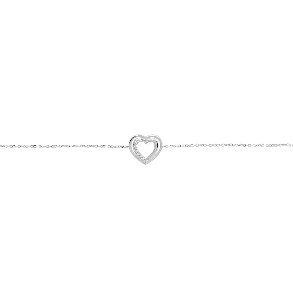 Bracelet Karlota Or Blanc Diamant - Bracelets cha&icirc;nes Femme | Marc Orian