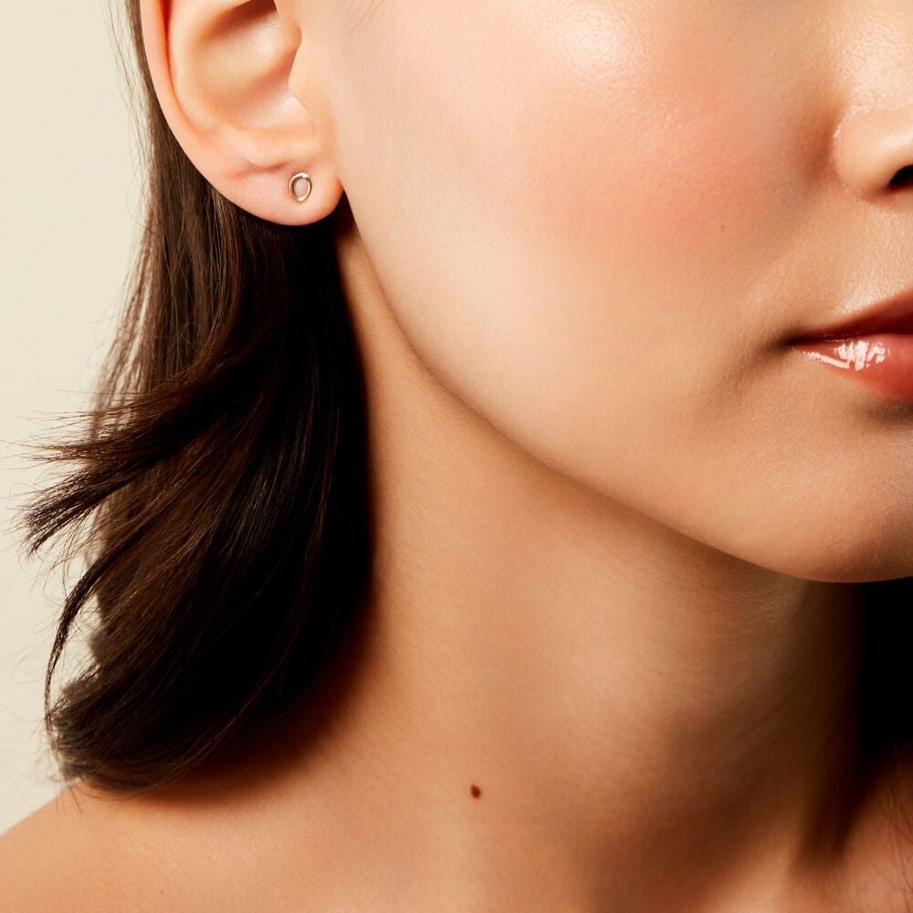 Boucles D'Oreilles Puces Amardad Or Jaune - Puces Femme | Marc Orian