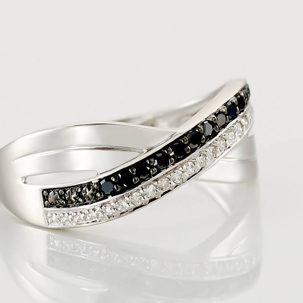 Bague Martika Or Blanc Diamant - Bagues pierres précieuses Femme | Marc Orian