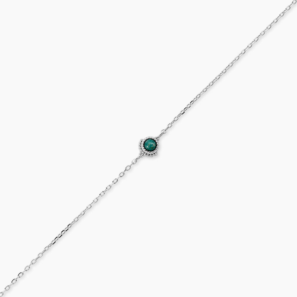 Bracelet Cyprien Argent Blanc Amazonite - Bracelets fantaisie Femme | Marc Orian