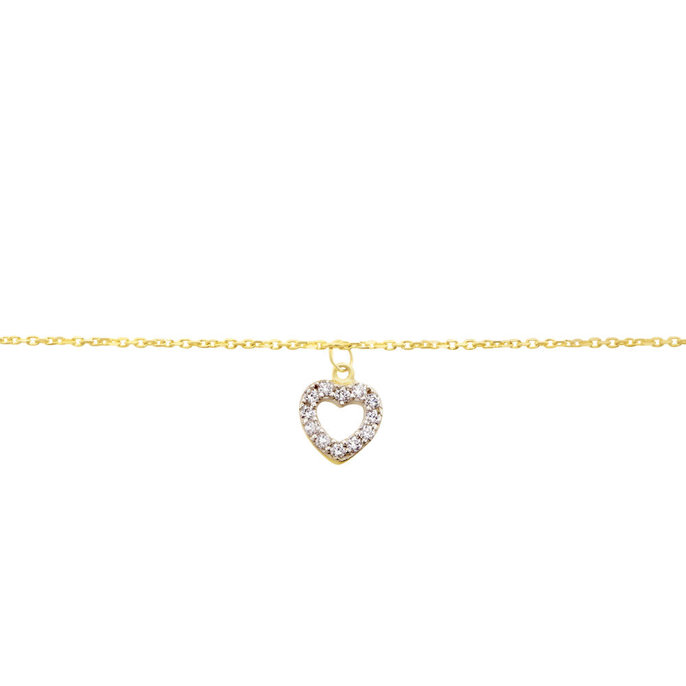 Chaîne De Cheville Samanta Or Jaune Oxyde De Zirconium - Chaines de cheville Femme | Marc Orian
