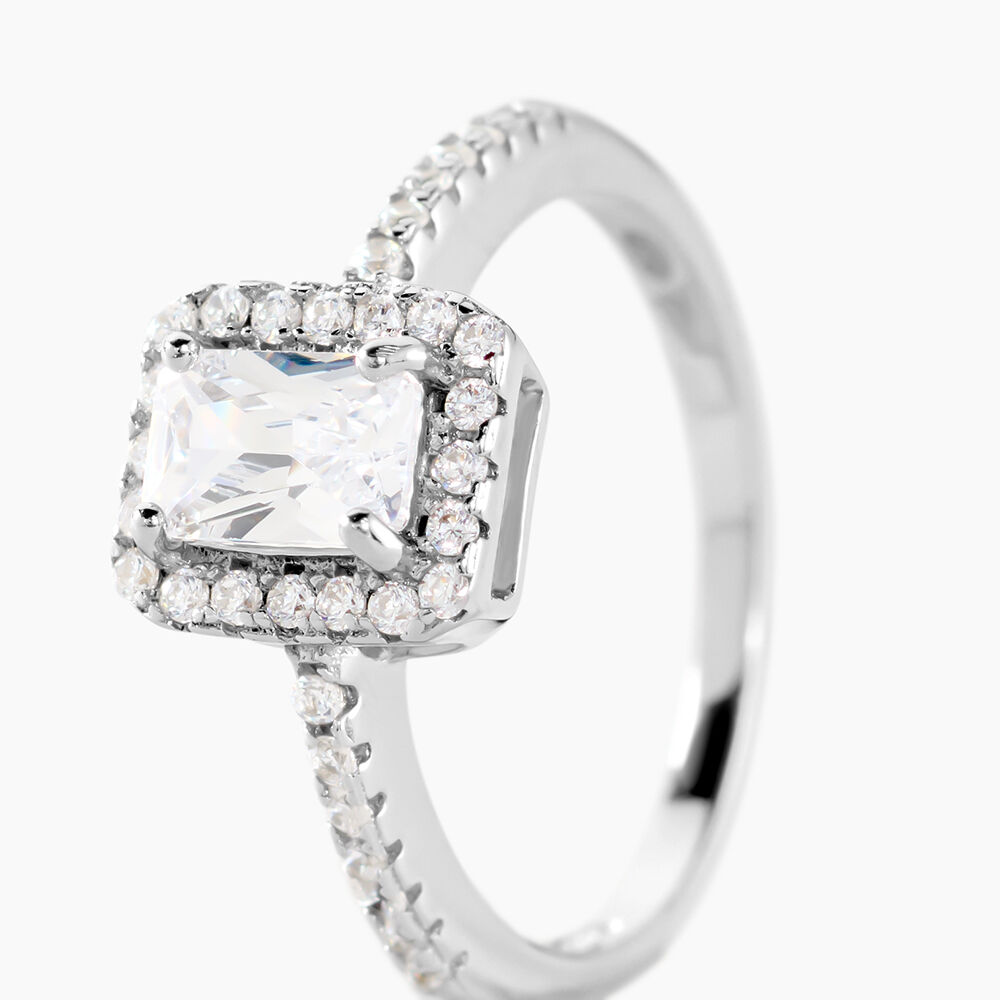 Bague Shanta Argent Blanc Oxyde De Zirconium - Bijoux fantaisie Femme | Marc Orian