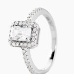 Bague Shanta Argent Blanc Oxyde De Zirconium - Bijoux fantaisie Femme | Marc Orian