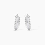 Boucles D'oreilles Pendantes Cynthia Argent Blanc Oxyde De Zirconium - Pendantes Femme | Marc Orian