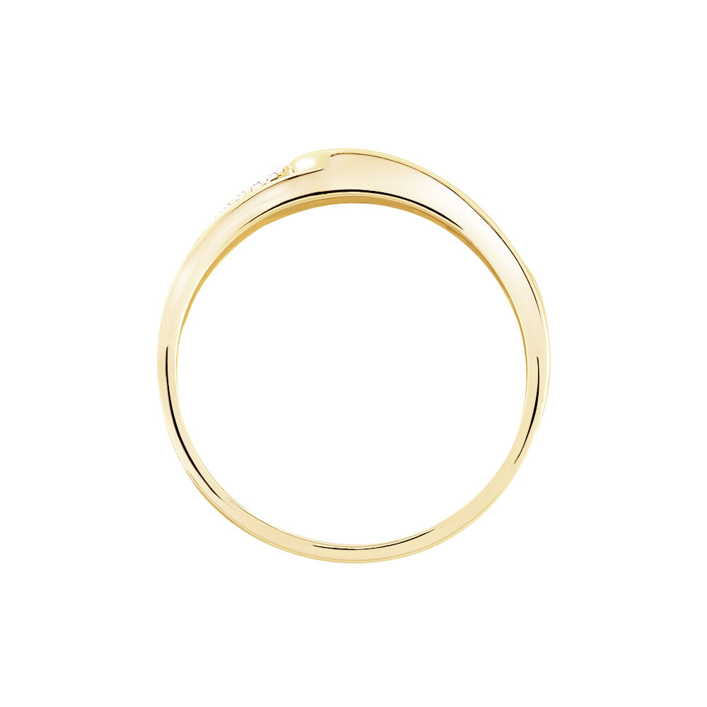 Bague Louane Or Jaune Oxyde De Zirconium - Solitaires Femme | Marc Orian
