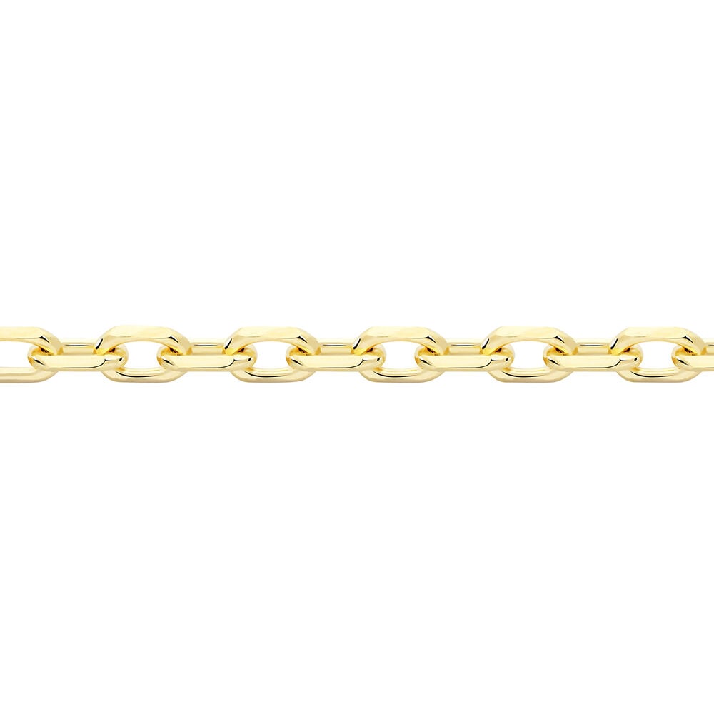 Chaîne Igoa Maille Forçat Diamantee Or Jaune - Chaines Femme | Marc Orian