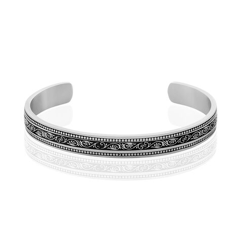 Bracelet Jonc Ouvert Acier Vieillit Veron - Bracelets jonc Homme | Marc Orian