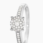 Bague Serena Or Blanc Diamant - Solitaires Femme | Marc Orian