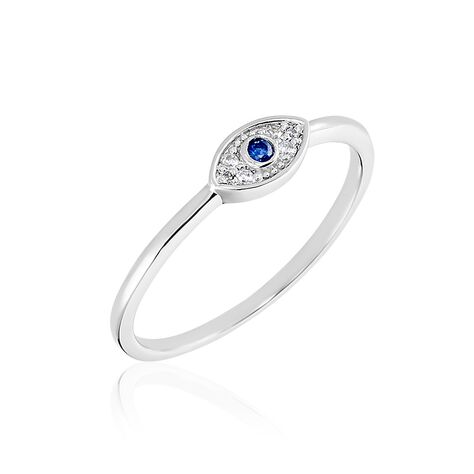 Bague Josue Argent Blanc Oxyde De Zirconium - Bagues avec pierre Femme | Marc Orian