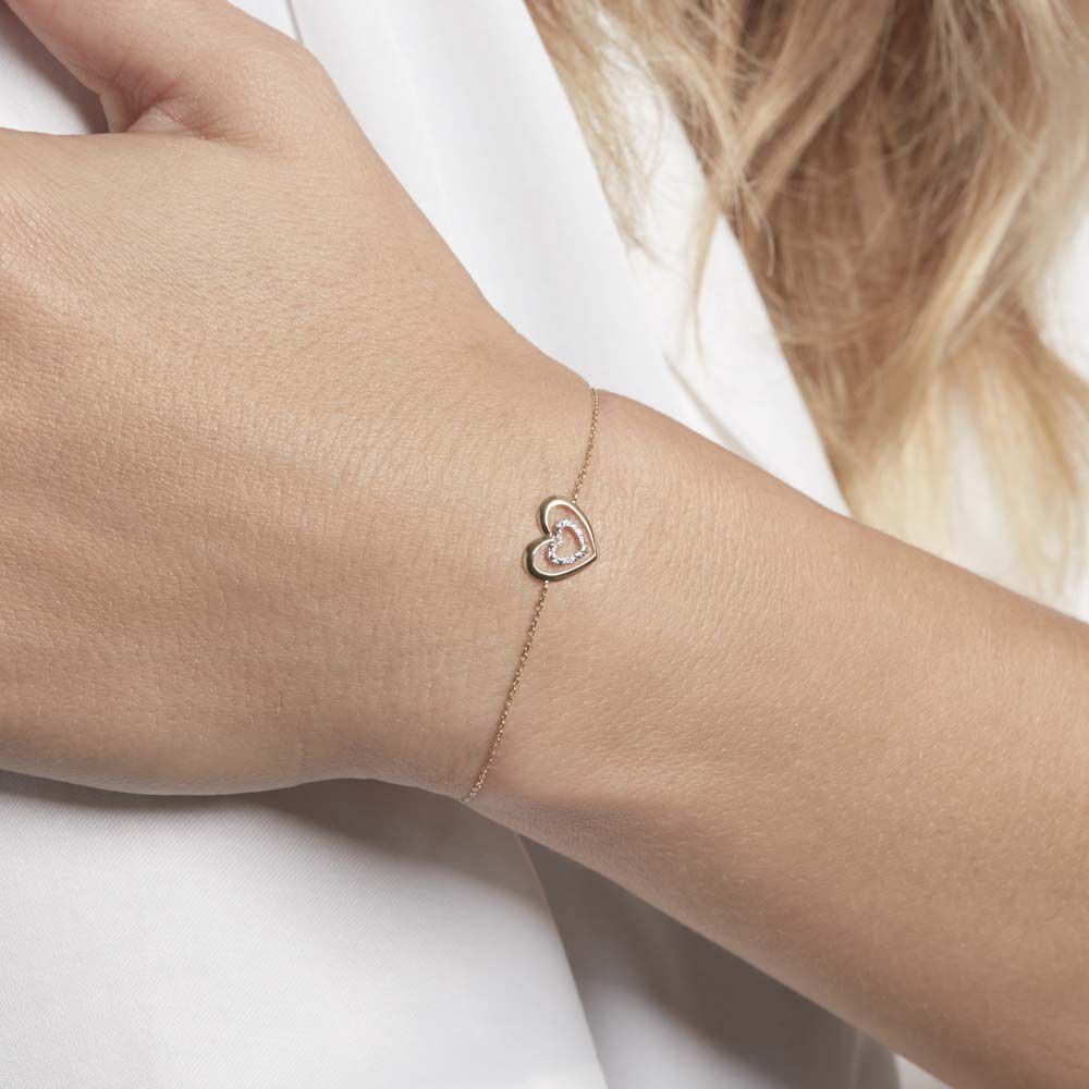 Bracelet Or Jaune Juliame Diamants - Bracelets chaînes Femme | Marc Orian