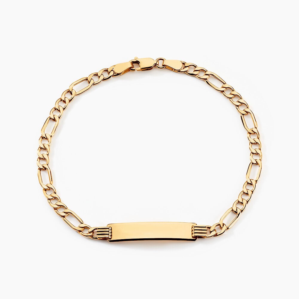 Bracelet Identitée Walt Or Jaune - Gourmettes Homme | Marc Orian