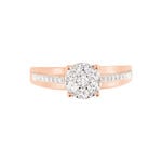 Bague Kate Or Rose Diamant - Parures de mariage Femme | Marc Orian