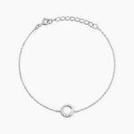 Bracelet Katrina Argent Blanc Oxyde De Zirconium - Bracelets fantaisie Femme | Marc Orian