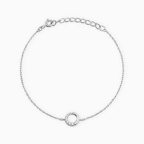 Bracelet Katrina Argent Blanc Oxyde De Zirconium - Bracelets fantaisie Femme | Marc Orian