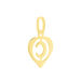 Pendentif Eudocie Coeur Lettre Or Jaune - Pendentifs Femme | Marc Orian