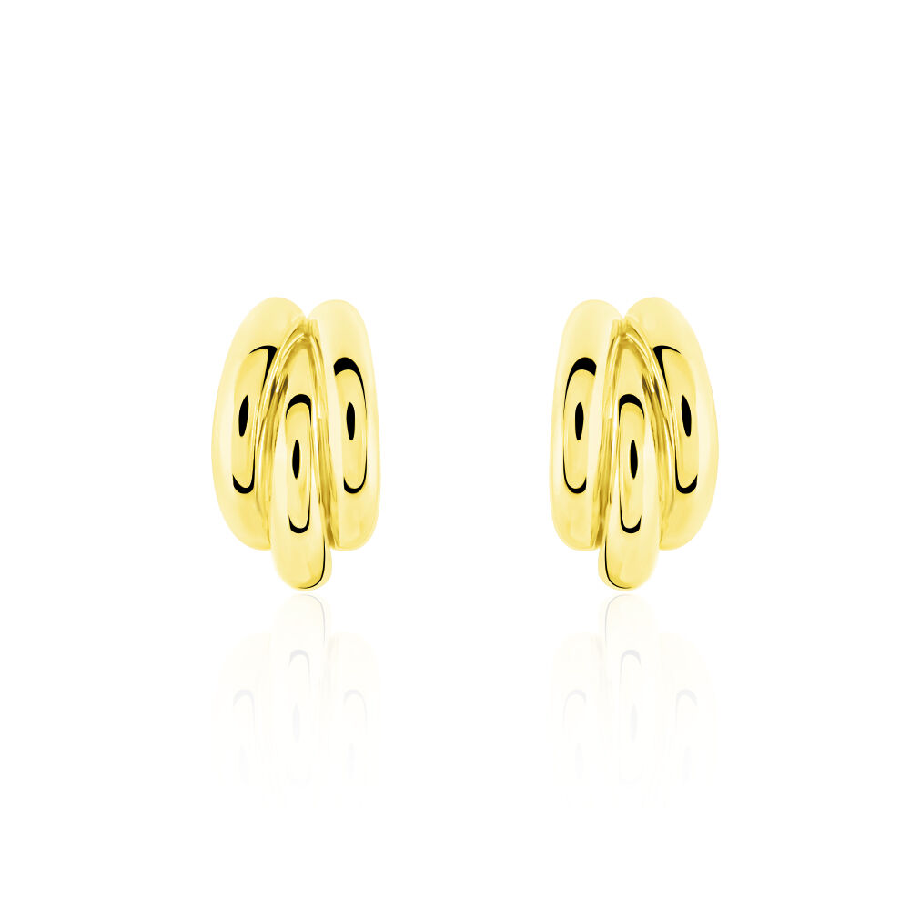 Creoles Or Jaune Kahima - Créoles Femme | Marc Orian