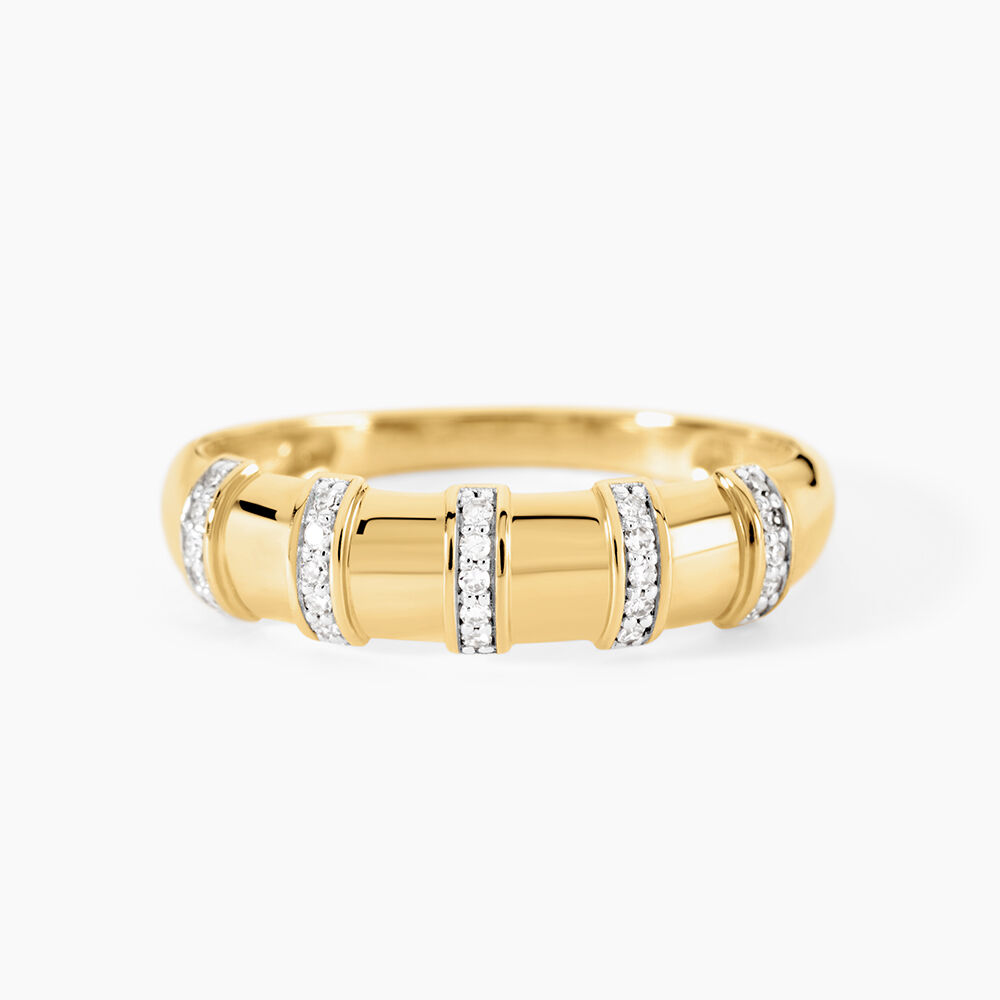 Bague Cyneburga Or Jaune Diamant - Bagues pierres pr&eacute;cieuses Femme | Marc Orian