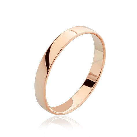 Alliance Ruban Bombe Or Rose - Alliances classiques Famille | Marc Orian