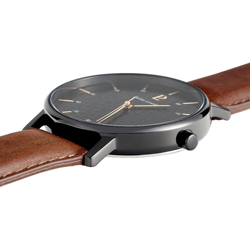 Montre Pierre Lannier Collection Cityline Noir - Montres étanches Homme | Marc Orian