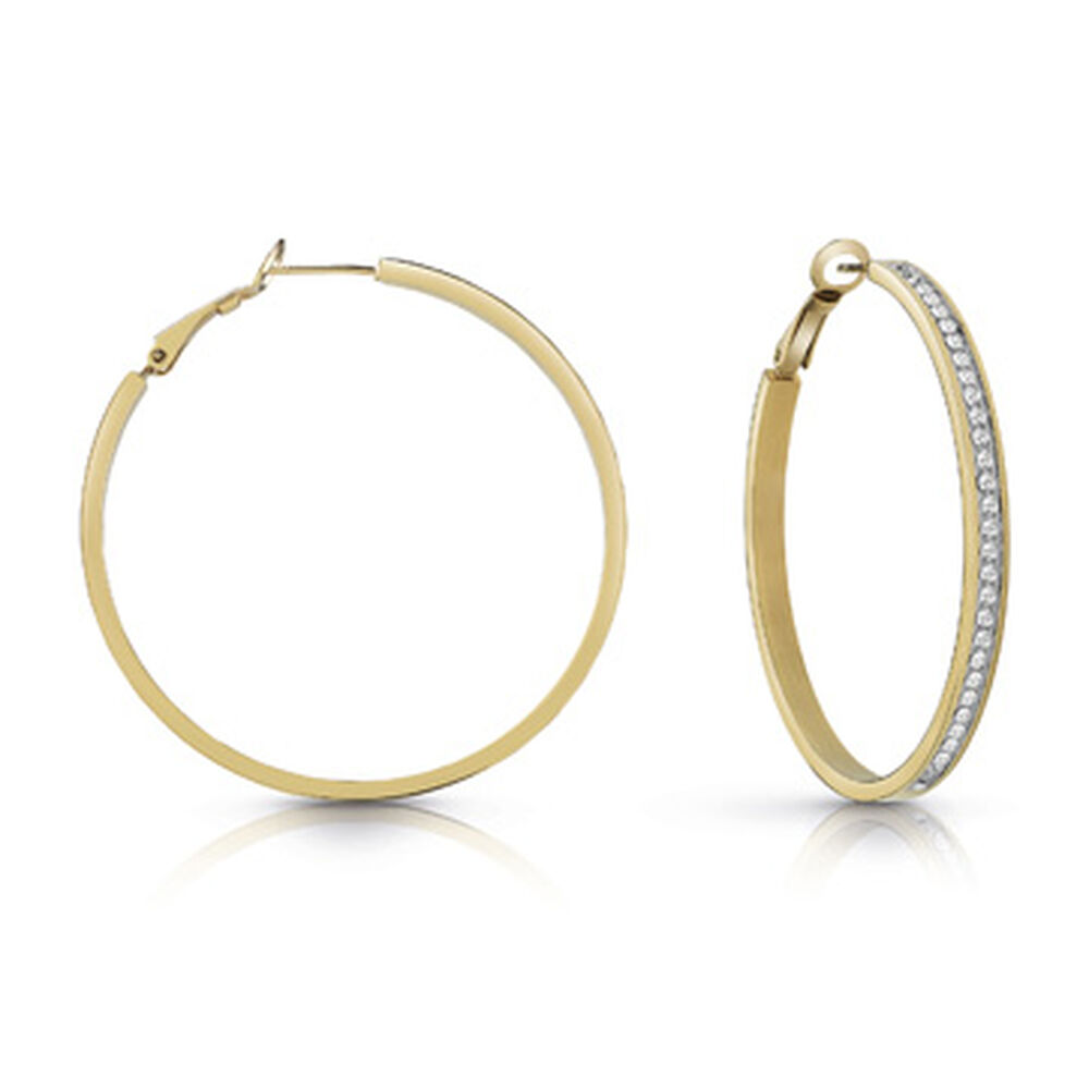 Cr&eacute;oles Guess Color My Day Acier Jaune Oxyde De Zirconium - Cr&eacute;oles Femme | Marc Orian