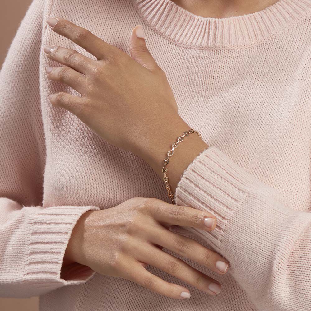 Bracelet William Plaqué Or Jaune - Bracelets mailles Femme | Marc Orian