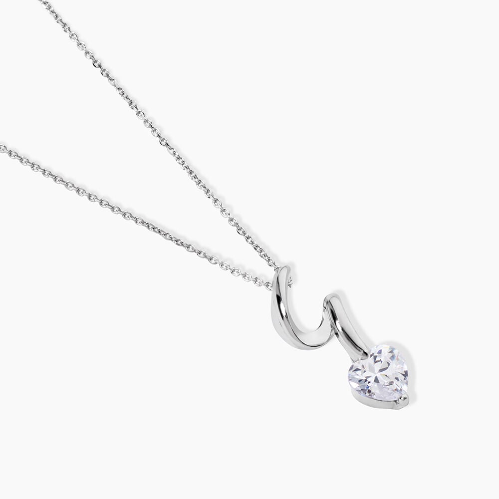 Collier Amayes Argent Blanc Oxyde De Zirconium - Colliers avec pierres Femme | Marc Orian