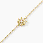 Bracelet Aurore Acier Dore Oxydes De Zirconium - Bracelets cha&icirc;nes Femme | Marc Orian