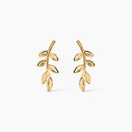 Boucles D'oreilles Puces Carla-rose Or Jaune - Puces Femme | Marc Orian