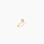 Piercing De Labret Or Jaune Catala Oxyde De Zirconium - Piercing Conch Femme | Marc Orian