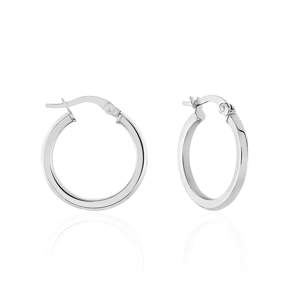 Créoles Ilana Or Blanc - Créoles Femme | Marc Orian
