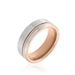 Bague Jourdan Eigger Acier Bicolore - Bagues grosses Homme | Marc Orian