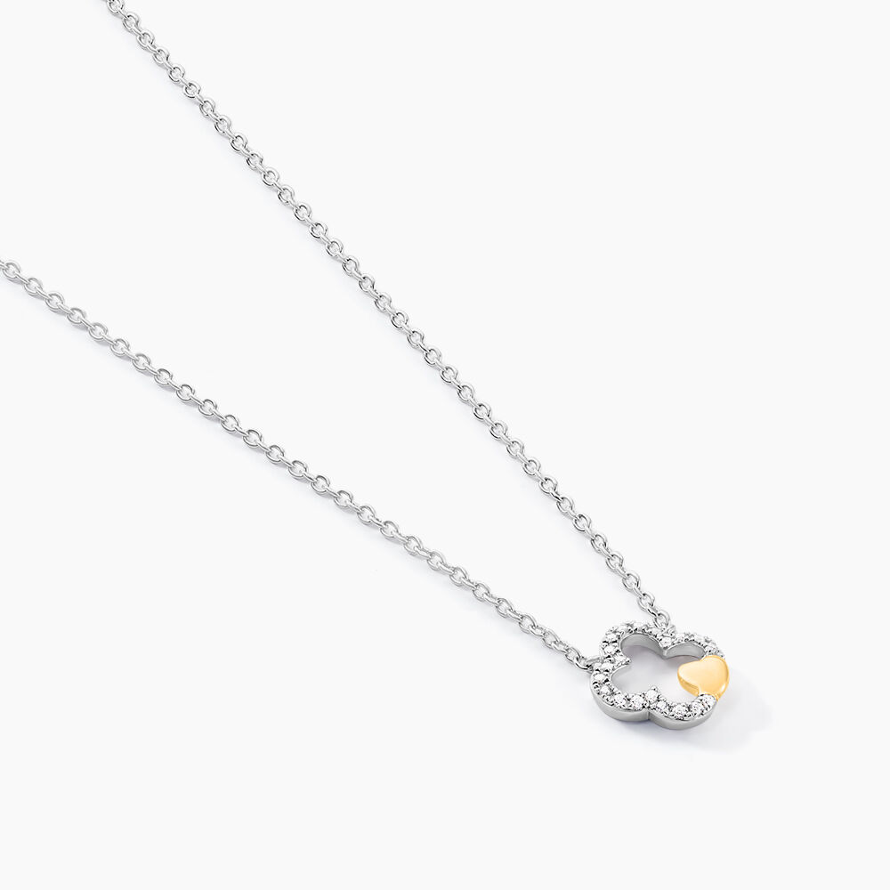 Collier Sorya Or Jaune Argent Blanc Oxyde De Zirconium - Colliers avec pierres Femme | Marc Orian