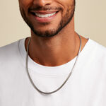 Chaine Tim Acier Blanc - Colliers fantaisie Homme | Marc Orian