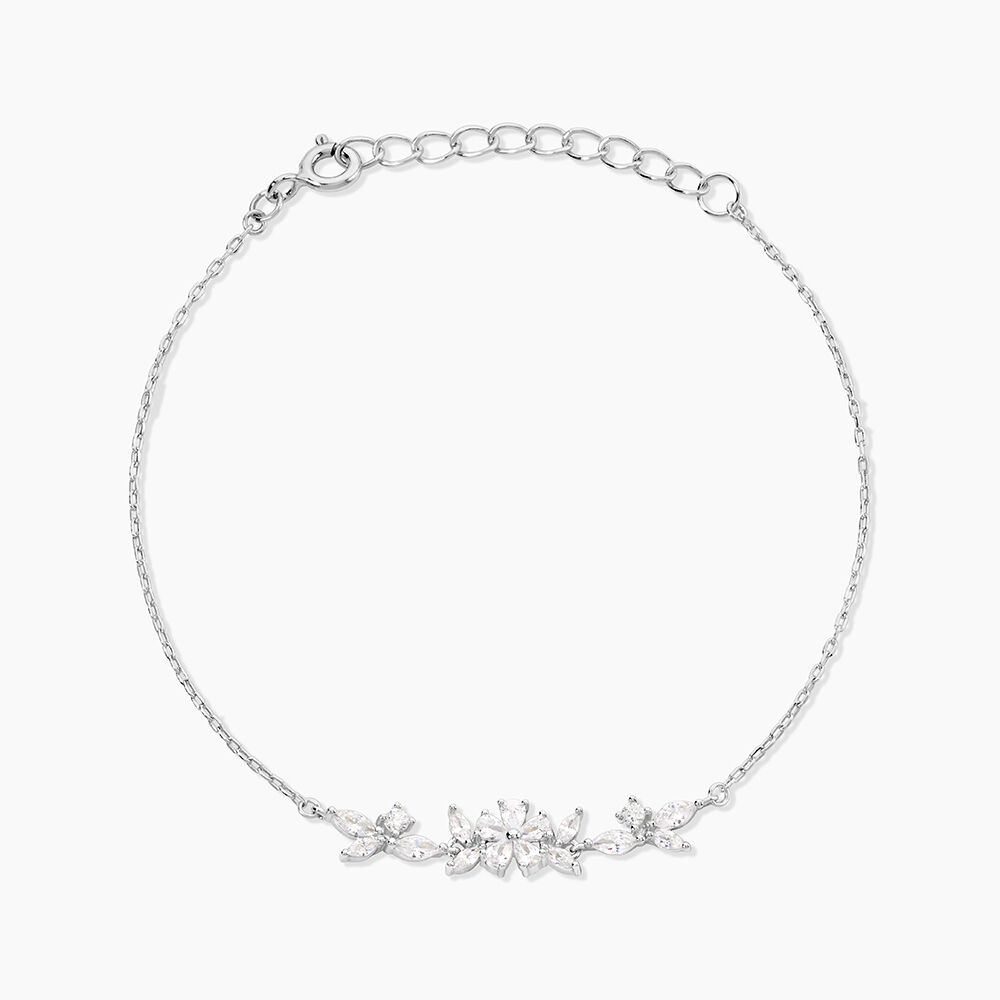 Bracelet Wanda Argent Blanc Oxyde De Zirconium - Bracelets fantaisie Femme | Marc Orian