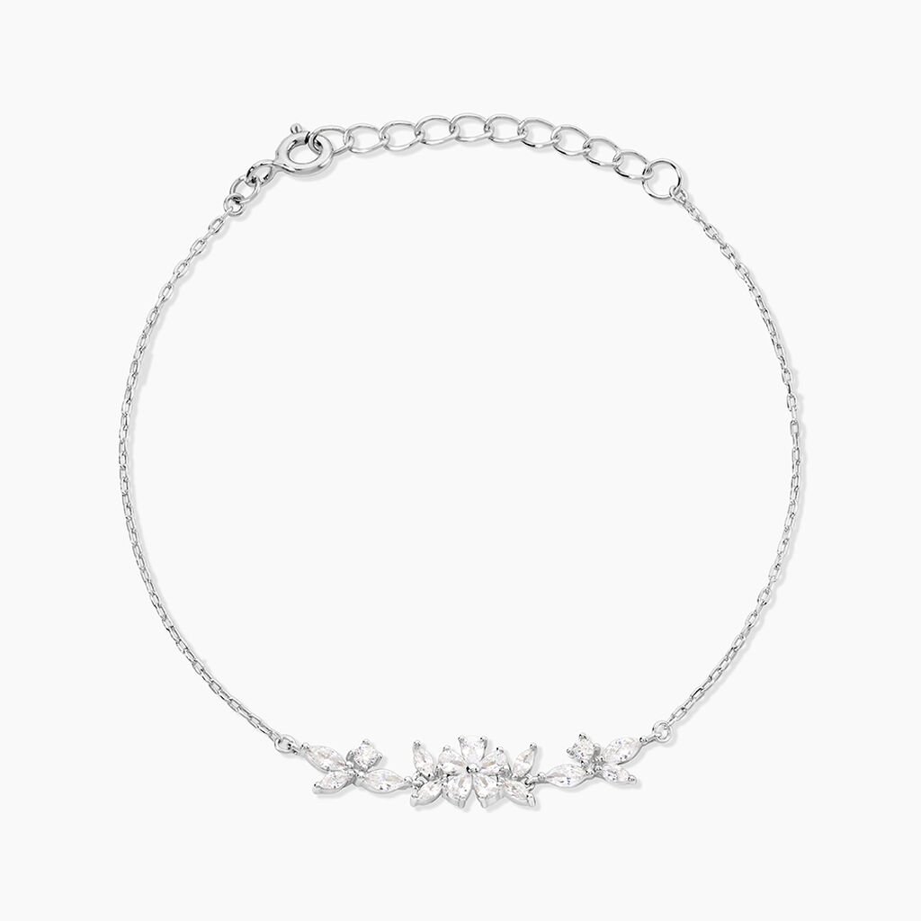 Bracelet Wanda Argent Blanc Oxyde De Zirconium - Bracelets fantaisie Femme | Marc Orian