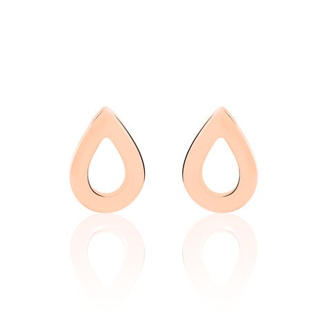 Boucles D'oreilles Puces Anh Argent Rose - Puces Femme | Marc Orian