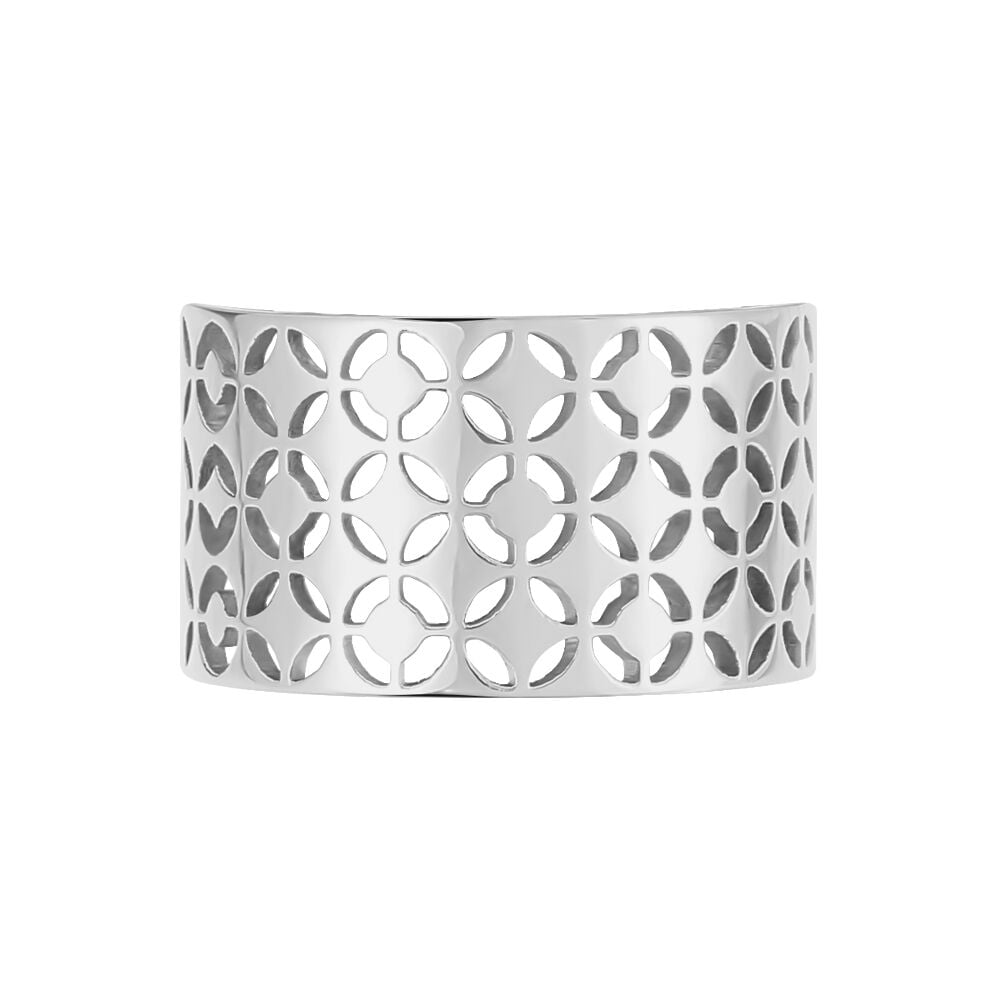 Bague Yelda Acier Blanc - Bijoux fantaisie Femme | Marc Orian
