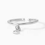 Bague Elvyn Argent Blanc - Bijoux fantaisie Femme | Marc Orian