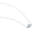 Collier Diapre Or Blanc Topaze Oxyde De Zirconium - Colliers avec pierres Femme | Marc Orian