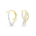 Cr&eacute;oles Holly Or Bicolore - Cr&eacute;oles Femme | Marc Orian