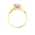 Bague Elfrieda Or Jaune Am&eacute;thyste - Bagues pierres fines Femme | Marc Orian