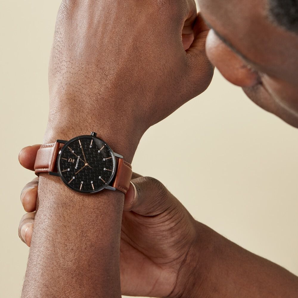 Montre Pierre Lannier Collection Cityline Noir - Montres étanches Homme | Marc Orian