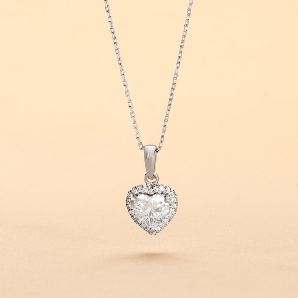 Collier Dari Or Blanc Oxyde De Zirconium - Colliers avec pierres Femme | Marc Orian