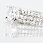 Bague Solitaire Maelline Argent Blanc Oxyde De Zirconium - Bijoux fantaisie Femme | Marc Orian