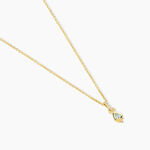 Collier Poem Argent Jaune Topaze Oxyde De Zirconium - Colliers avec pierres Femme | Marc Orian