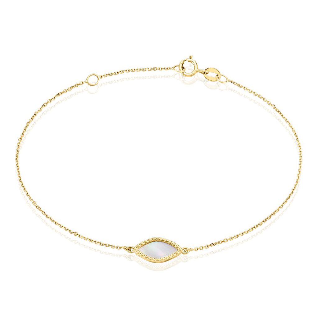 Bracelet Silma Or Jaune Nacre - Bracelets chaînes Femme | Marc Orian