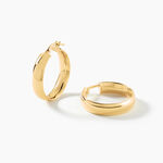 Cr&eacute;oles Terezia Argent Dor&eacute; A L'Or 750/1000 - Cr&eacute;oles Femme | Marc Orian