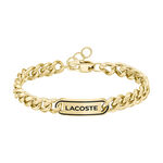 Bracelet Lacoste District Acier Jaune - Bracelets cha&icirc;nes Homme | Marc Orian