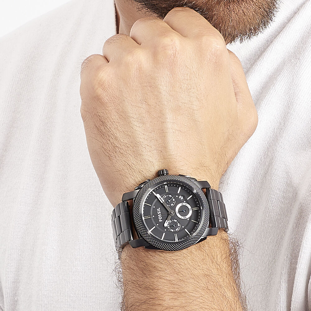 Montre Fossil Machine FS4487 Noir | Montres and Co