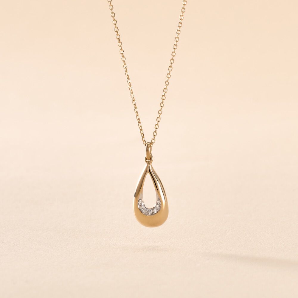 Collier Nirmala Or Jaune Diamant - Colliers avec pierres Femme | Marc Orian